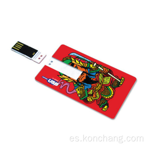 Unidad flash USB de tarjeta de visita